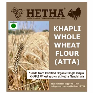 Khapli Whole Wheat Flour (Atta) (1KG)