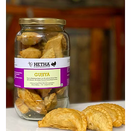 gujiya - fried in ghee