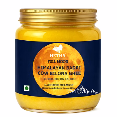 full moon himalayan badri cow bilona ghee / a2 ghee