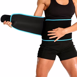 made in india neoprene slimming belt | embossed design | ideal for fat loss, walking, exercise, workout & daily use