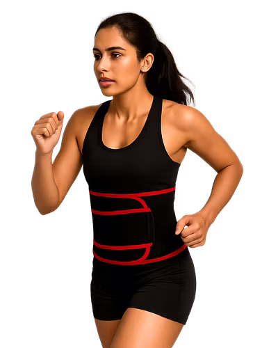 Made in India Neoprene Slimming Belt | Embossed Design | Ideal for Fat Loss, Walking, Exercise, Workout &amp; Daily Use-2
