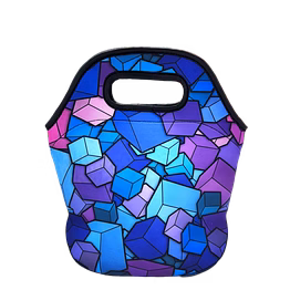neoprene insulated lunch bag for office & school | reusable, waterproof & washable | unisex tiffin tote (made in india)