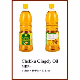 rks chakara rks chakra gingelly oil 1 liter (agmark) sesame oil