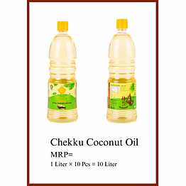 rks chakara rks chakra coconut oil 1 liter (agmark)