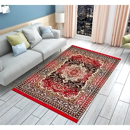 Red Black Acrylic Carpet