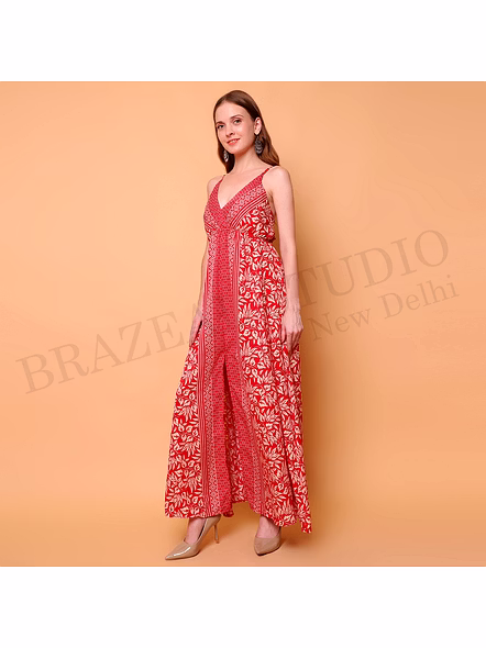 Brazeal Studio Red Printed Maxi Dress All Size Available Global Buyer Importer Dresses