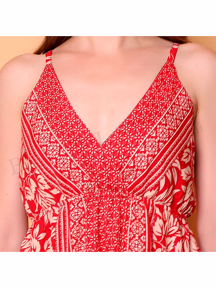 Brazeal Studio Red Printed Maxi Dress All Size Available Global Buyer Importer Dresses-3