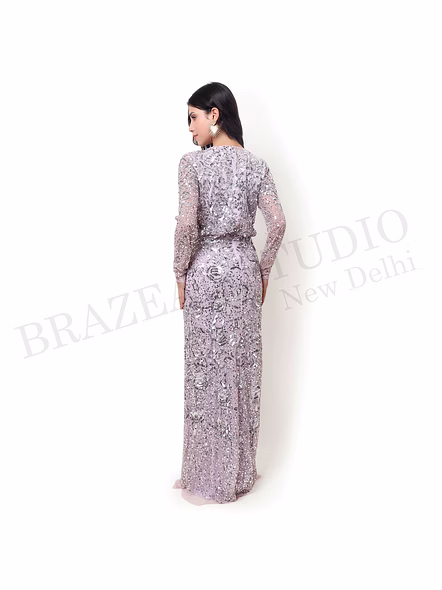 Brazeal Studio, Dresse, Lavender / Light Purple, Women’s Maxi Gown / Evening Dress