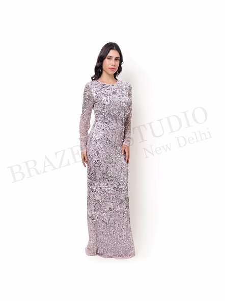 Brazeal Studio, Dresse, Lavender / Light Purple, Women’s Maxi Gown / Evening Dress