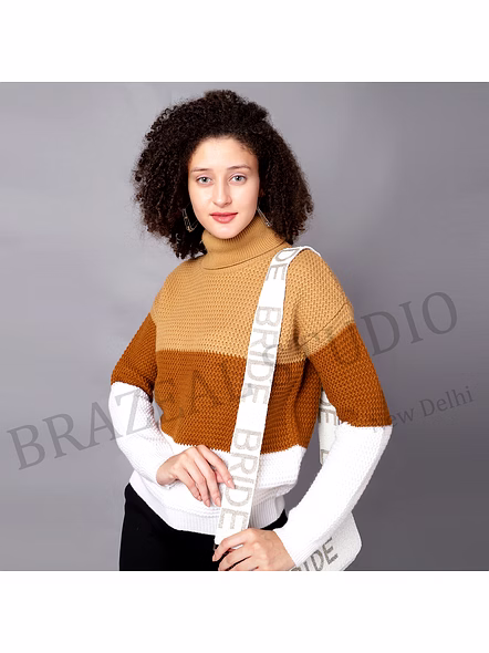 Bag Shoulder Strap With 'BRIDE' Text - Wide White Shoulder Strap With 'BRIDE' Lettering And Metal Clip Hardware-2