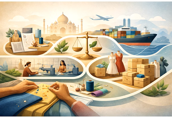 Private label manufacturing in India showing ethical production and export-ready craftsmanship.