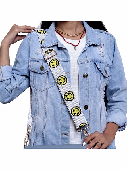 Designer Women Purses Handmade Beaded Straps Cross Body Bag Adjustable Straps Customizable Red Blue Logo Pattern-Bag1009