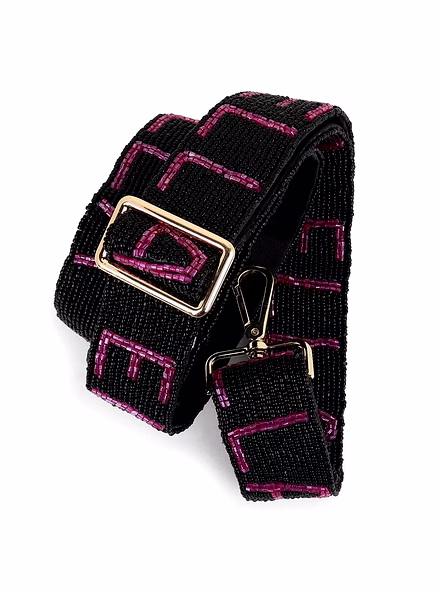 Handmade Women Luxury Trendy Purse Mobile Pouch Shoulder Cross Body Adjustable Beaded Straps Customized Wholesale Geometric-Bag1012