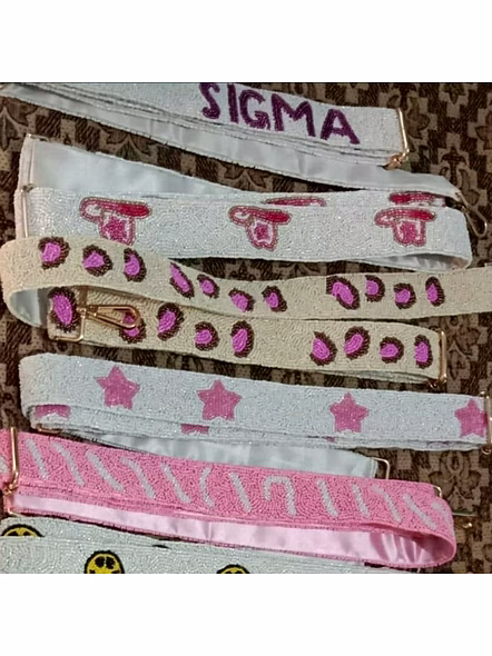 Designer Women Purses Beaded Straps Cross Body Bag Straps Adjustable Red Customize Blue Handmade Beaded Straps-Bag1021