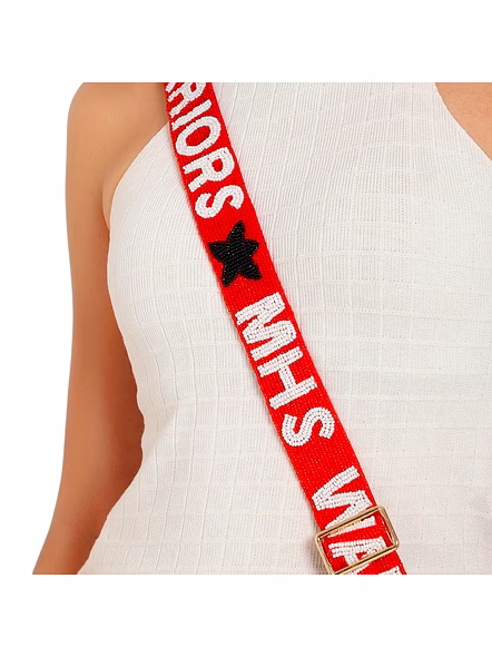 Designer Seed Bead Guitar Strap Handmade Clear Bag Strap for Ladies Mobile Phone Game Day Strap-Wholesale-Bag1048