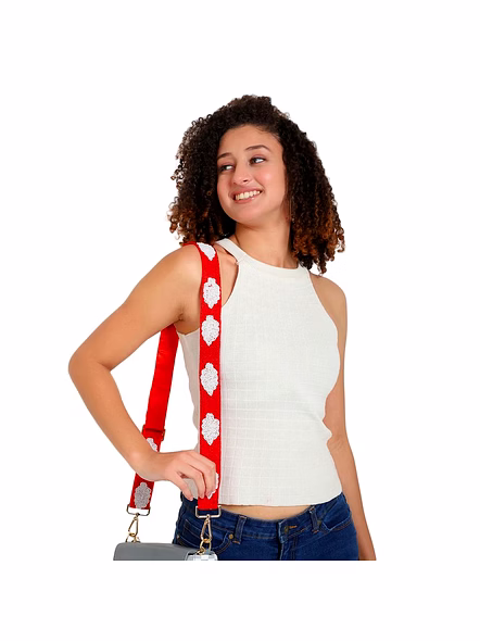 Designer Seed Bead Guitar Strap Handmade Ladies Mobile Phone Strap Clear Bag Strap Game Day Strap-Wholesale-Bag1052