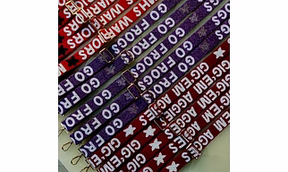 Handmade Designer Beaded Customized Mobile Accessories Seed Bead Guitar Handbag Game Day Purse Bag Strap
