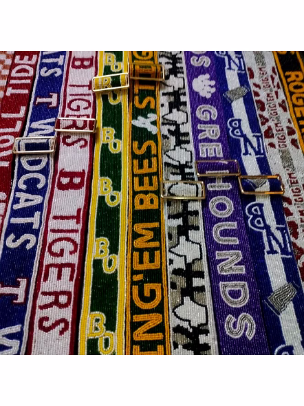 Handmade Designer Customized Mobile Phone Straps Seed Bead Guitar Bag Strap for Game Day Purse Bag Unique Accessory