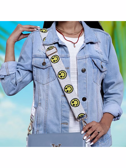 Handmade Designer Women Purses beaded Straps Cross body Bag Straps adjustable Customized Prom Day beaded straps