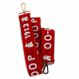 handmade designer women's cross body bag adjustable beaded straps customized logo pattern handmade purses for women