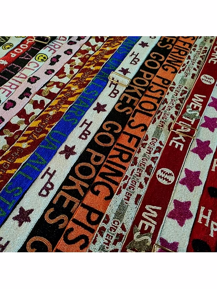 Brazeal Studio Women's Cross Body Bag Geometric Pattern Handmade Beaded Straps Velvet Satin Lining Customizable