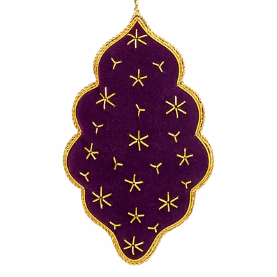 handmade velvet satin fabric decorations beaded embroidered ornaments wholesale handcrafted fabric decorative pieces