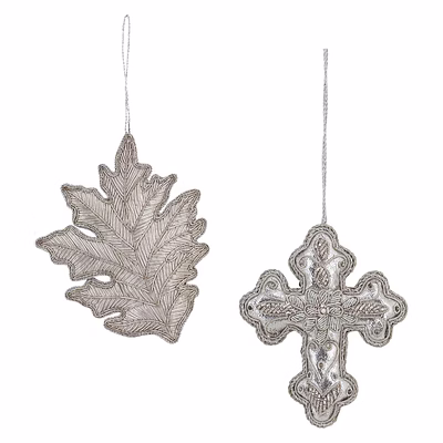 maple leaf cross shape fabric tree decorations gift items hanging ornament