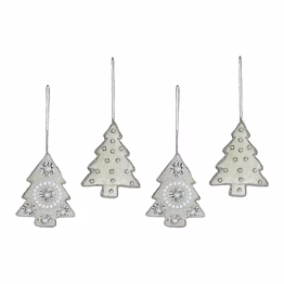 fabric & holiday decorations handmade embroidered royal velvet fabric tree decor ornament