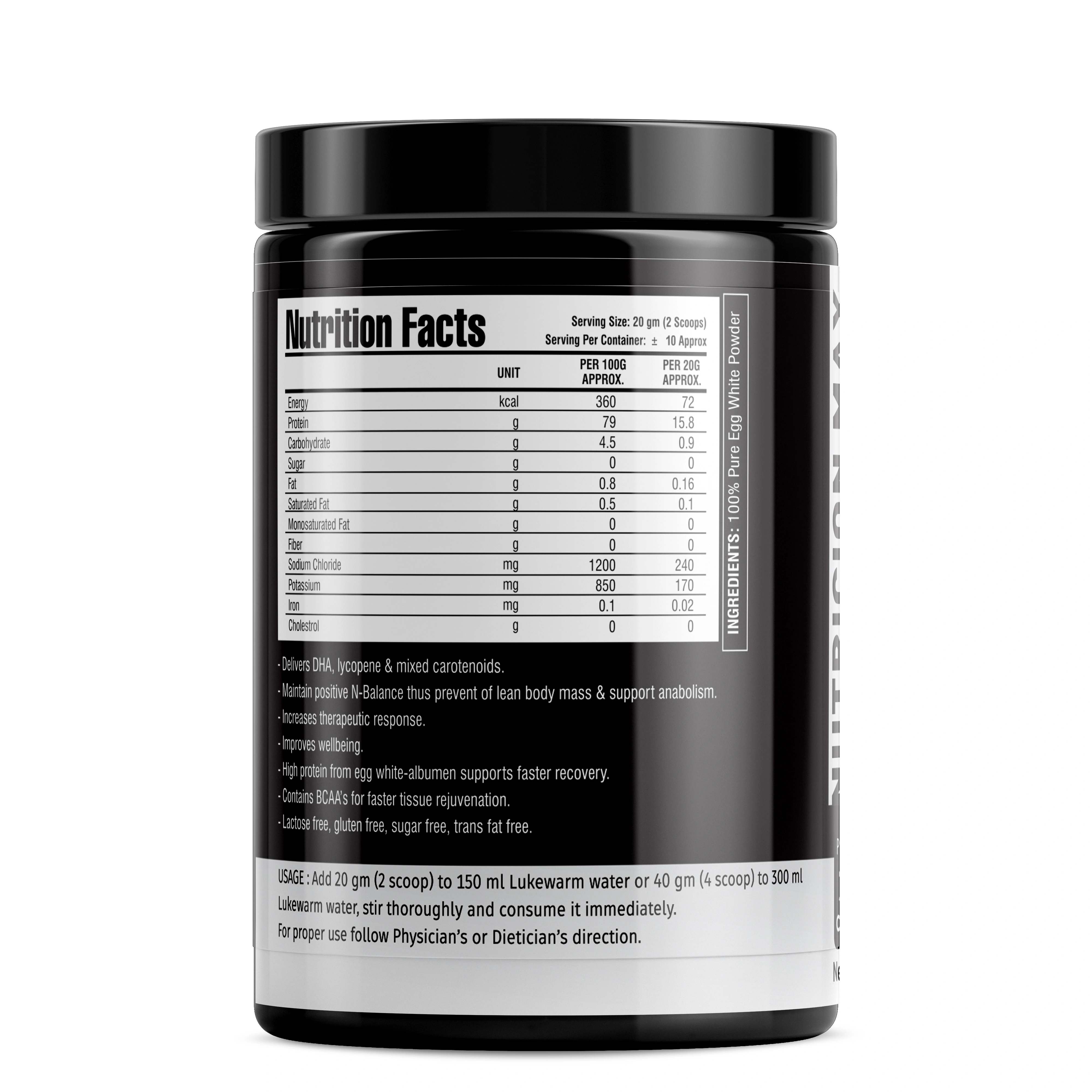 Egg White Protein Powder-2