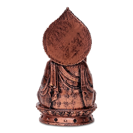 VIVARS HOME Polystone Buddha Blessing Statue Antique-4
