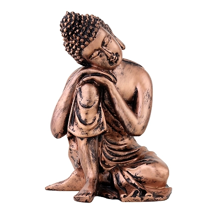 VIVARS Polyresin Eco Friendly Sitting Buddha Statue Showpiece-2