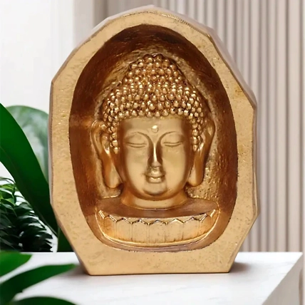 VIVARS Resin Lord Buddha Statue - Decorative Buddha Idol-12438514