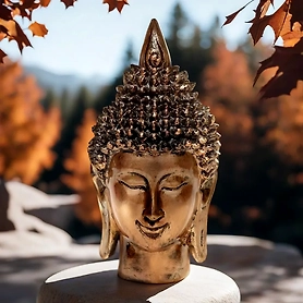 VIVARS HOME Resin Lord Buddha Statue - Decorative Buddha