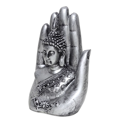 VIVARS HOME Resin Lord Buddha Statue - Decorative Buddha-2