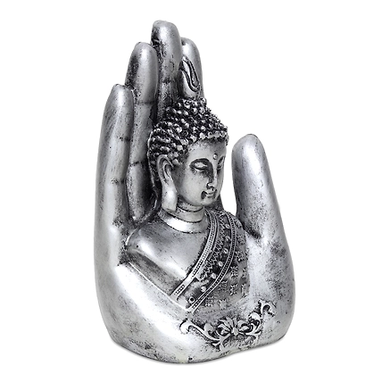 VIVARS HOME Resin Lord Buddha Statue - Decorative Buddha-3