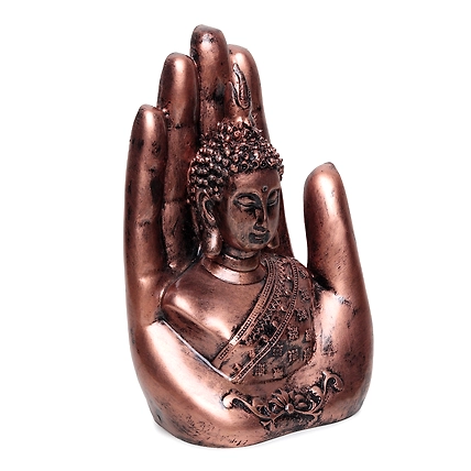 VIVARS HOME Resin Lord Buddha Statue - Decorative Buddha Idol-2