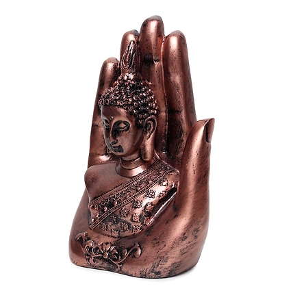 VIVARS HOME Resin Lord Buddha Statue - Decorative Buddha Idol-3