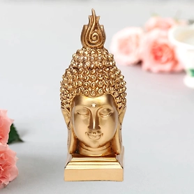 VIVARS HOME Buddha Polystone Statue Antique Buddha Idol for Peace