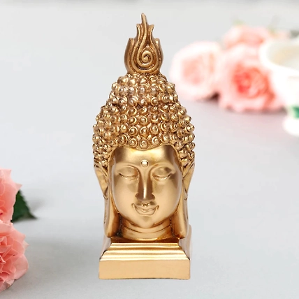 VIVARS HOME Buddha Polystone Statue Antique Buddha Idol for Peace-12438554