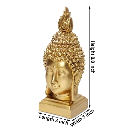 VIVARS HOME Buddha Polystone Statue Antique Buddha Idol for Peace-1