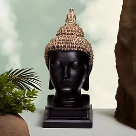 VIVARS HOME Buddha Polystone Statue Antique Buddha Idol for Peace