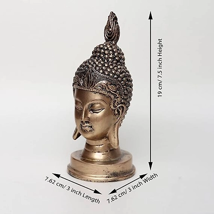 VIVARS HOME Resin Lord Buddha Statue - Decorative Buddha Idol Showpiece-1