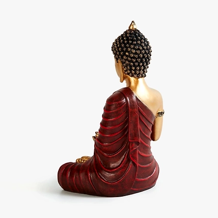 VIVARS HOME Sitting Buddha in Meditation Statue Showpiece for Home-3