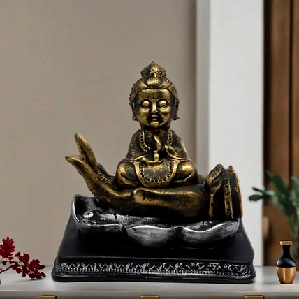 VIVARS HOME Polyresin Buddha Monk Showpiece-12438598