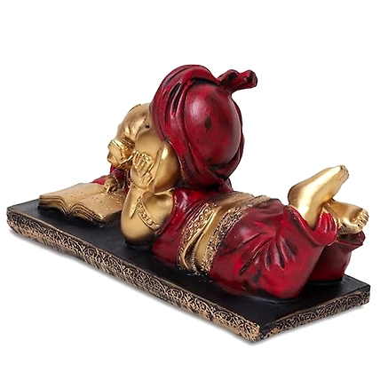 VIVARS HOME Lord Ganesha Ji with Mushak Idol for Pooja Room-2