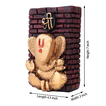 VIVARS HOMELord Ganesha Ji for Pooja Room Home Décor-1