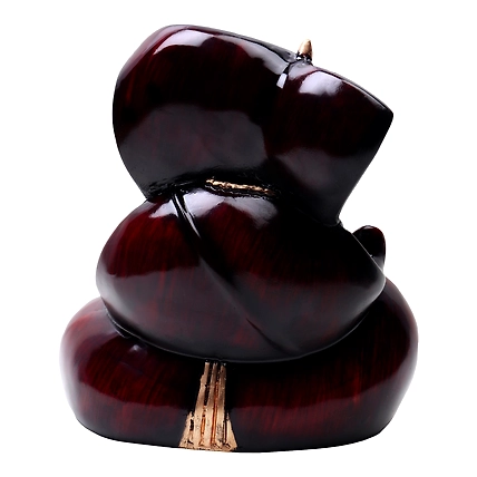 VIVARS HOME Lord Ganesha Ji with Mushak Idol for Pooja Room-4
