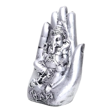 VIVARS HOME Palm Ganesha Ji for Pooja Room-2