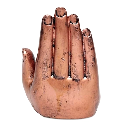 VIVARS HOME Palm Ganesha Ji for Pooja Room Home Décor-4