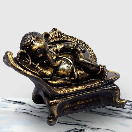VIVARS HOME Lord Ganesha Ji Sitting On Sofa, Vinayaka Statue,-3